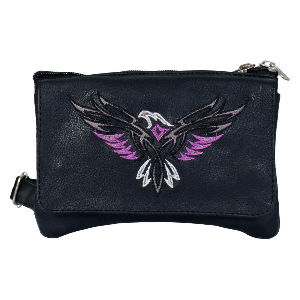 Hot Leathers® - Tribal Eagle Embroidered Ladies Clip Pouch Purse