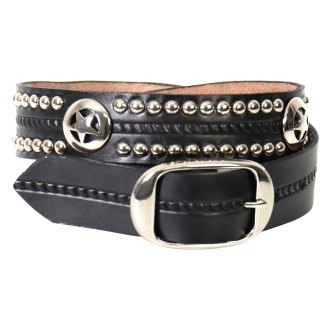 leather biker belts
