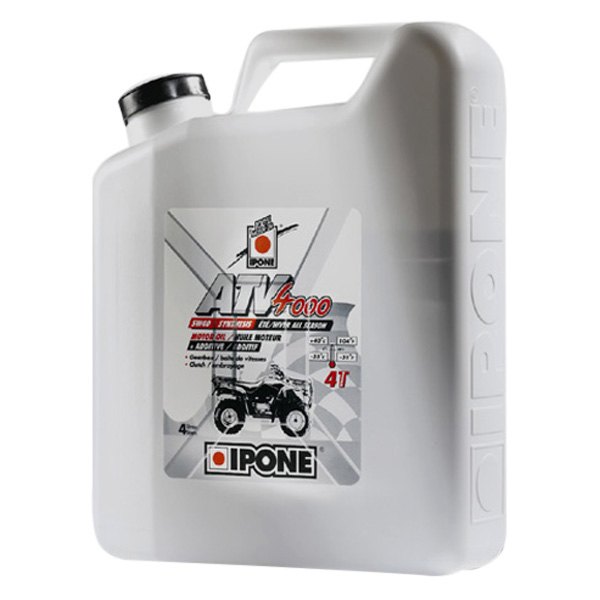 IPONE® - ATV 4000 SAE 10W-40 Semi-Synthetic Motor Oil & Additive, 4 Liters