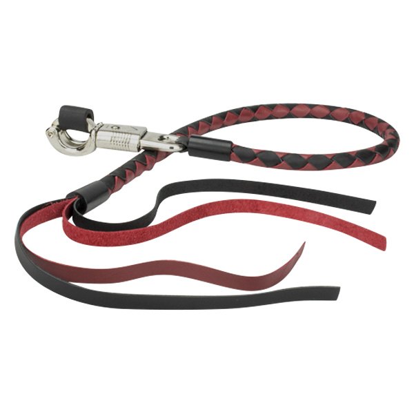 Iron Braid® - 1/2" Braided Black/Red Get Back Whip