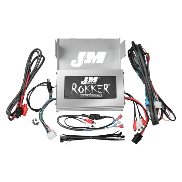 J&M® - Rokker™ XXRP Lower-Fairing 700W 4-Channel DSP Programmable Amplifier Kit for Ultra Ltd