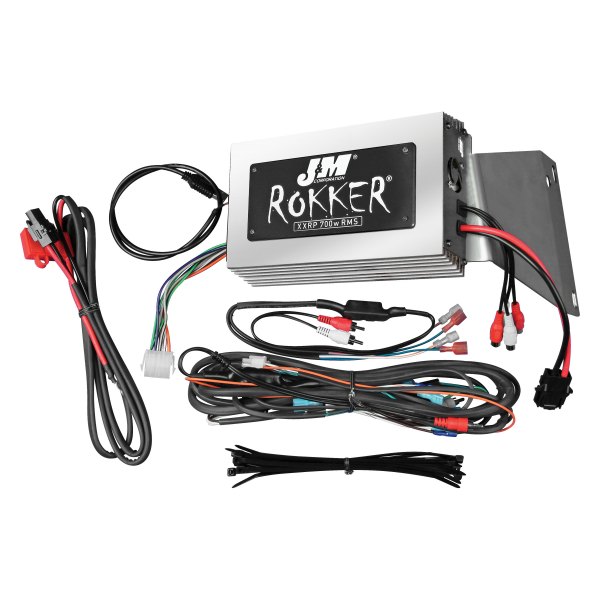 J&M® - Rokker™ XXRP Lower-Fairing 700W 4-Channel DSP Programmable Amplifier Kit