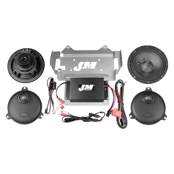 J&M® - Two Speakers 200W Performance Series Amplifier Installation Kit