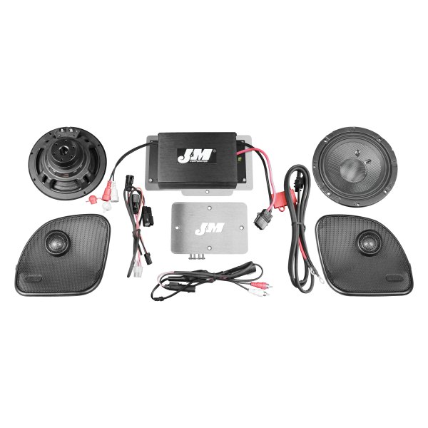 J&M® - Two Speakers 200W Performance Series Amplifier Installation Kit