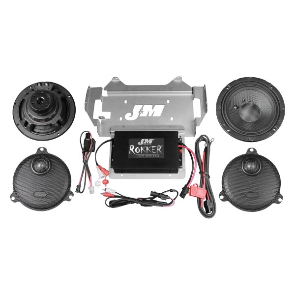 J&M® - Rokker™ XXR Extreme Amplifier Installation Kit 350W