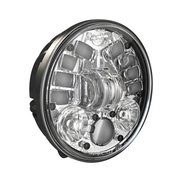 J.W. Speaker® - 8691 Dual Burn™ 5 3/4" Round Chrome Projector LED Headlight