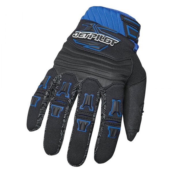 Jet Pilot® - Full Finger Gloves (Medium, Blue)