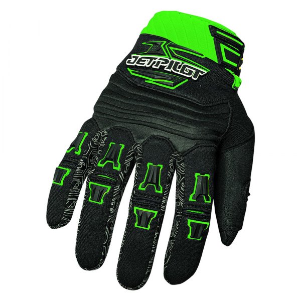 Jet Pilot® - Full Finger Gloves (Small, Green)