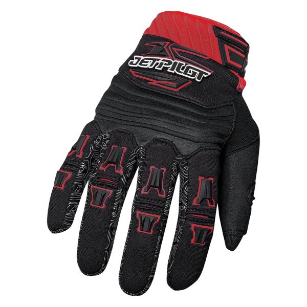 Jet Pilot® - Full Finger Gloves (X-Small, Red)