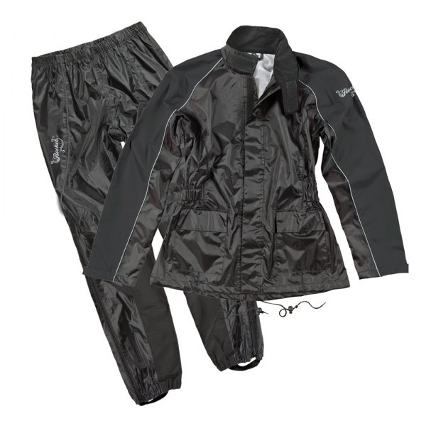 Joe Rocket® - RS-2 Rain Women's Suit (Medium, Black/Black)