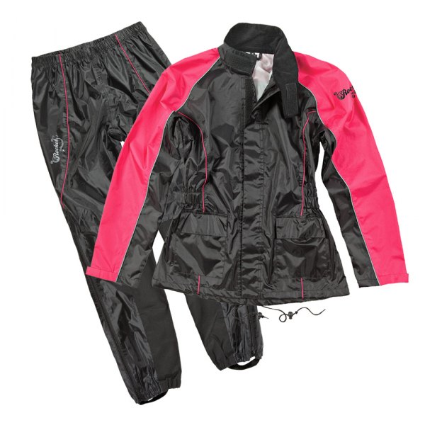 Joe Rocket® - RS-2 Rain Women's Suit (Small, Black/Pink)