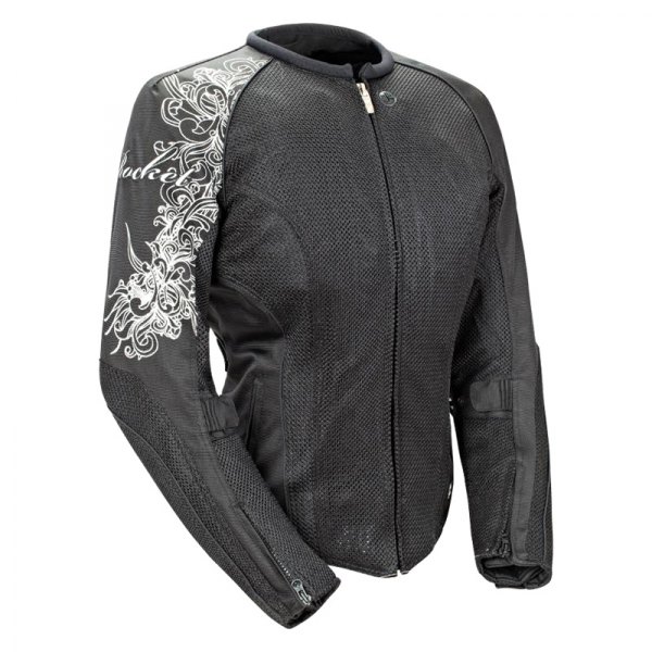 Joe Rocket® - Cleo 2.2 Mesh Women's Textile Jacket (X-Small, Black/Black)