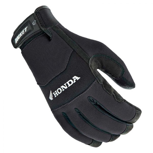 Joe Rocket® - Honda Crew Touch Men's Gloves (Small, Black/Black)