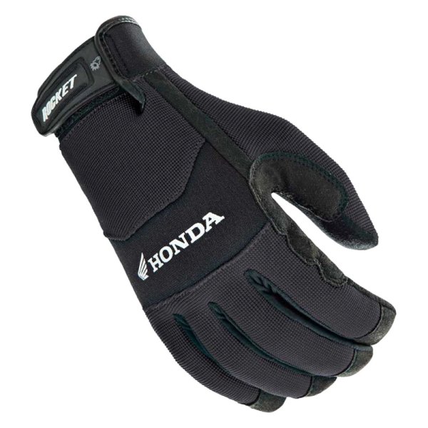 Joe Rocket® - Honda Crew Touch Men's Gloves (Large, Black/Black)