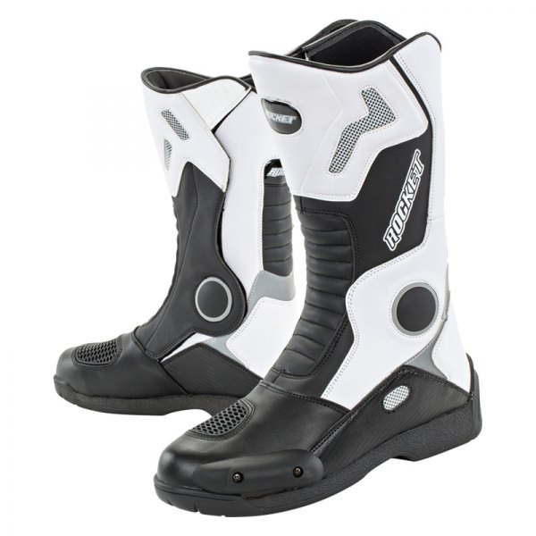 Joe Rocket® - Ballistic Touring Men's Boots (US 08, White)