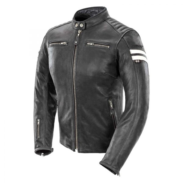 Joe Rocket® - Classic '92 Women's Leather Jacket (Medium, Black/White)