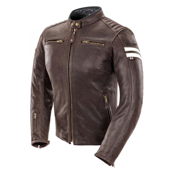 Joe Rocket® - Classic '92 Women's Leather Jacket (Medium, Black/Cream)