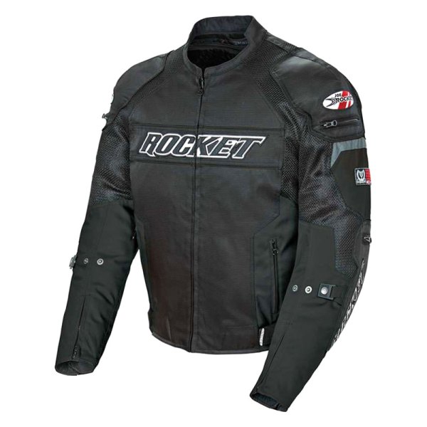 Joe Rocket® - Resistor Mesh Men's Textile Jacket (Small, Black/Black)