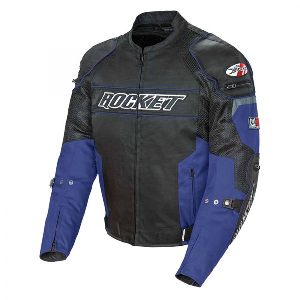 Joe Rocket® - Resistor Mesh Men's Textile Jacket (Medium, Blue/Black)