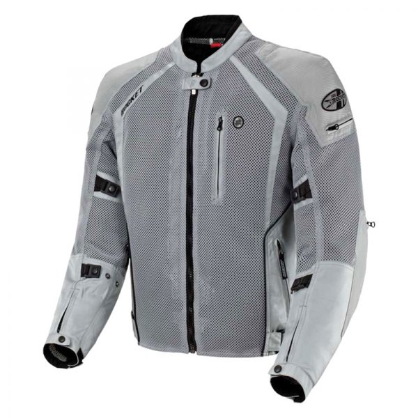 Joe Rocket® - Phoenix Ion Mesh Men's Textile Jacket (Small, Silver)