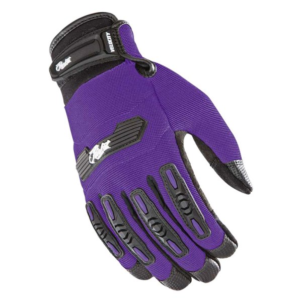 womens purple gloves