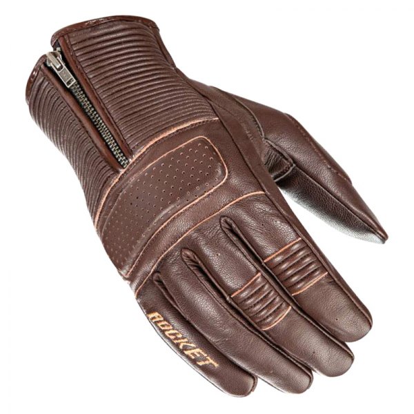 Joe Rocket® - Cafe Racer Men's Gloves (Medium, Brown)