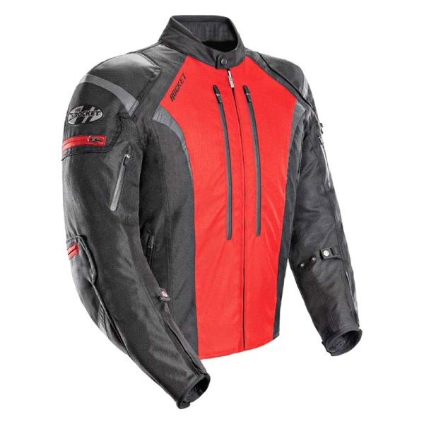 Joe Rocket® - Atomic 5.0 Men's Textile Jacket (Medium, Black/Red)