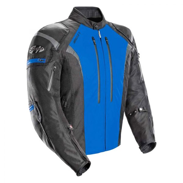 Joe Rocket® - Atomic 5.0 Men's Textile Jacket (Medium, Black/Blue)