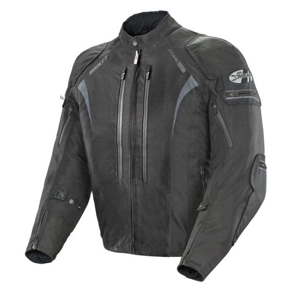 Joe Rocket® - Atomic Ion Men's Textile Jacket (3X-Large, Black/Black)