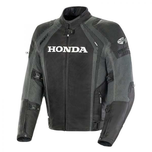Joe Rocket® - Honda VFR Mesh Men's Textile Jacket (X-Large, Black/Gun Metal)