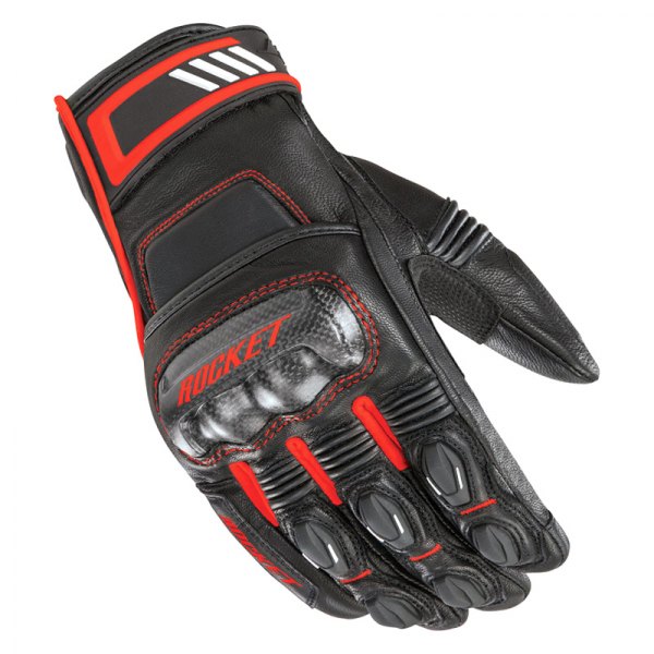 Joe Rocket® - Highside Men's Gloves (Small, Black/Red)