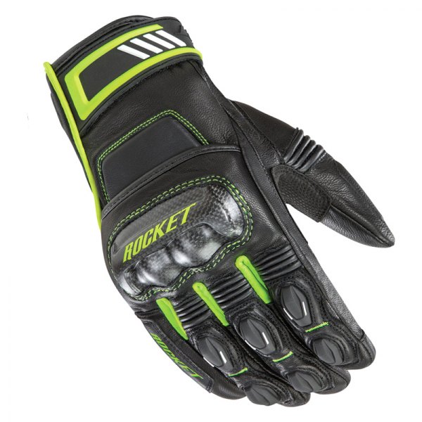Joe Rocket® - Highside Men's Gloves (Small, Black/Hi-Viz)