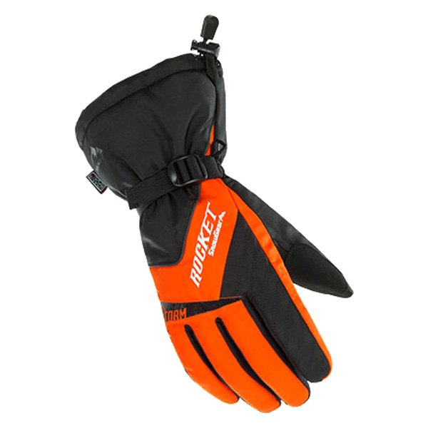 Joe Rocket® - Storm Men's Gloves (Medium, Orange/Black)