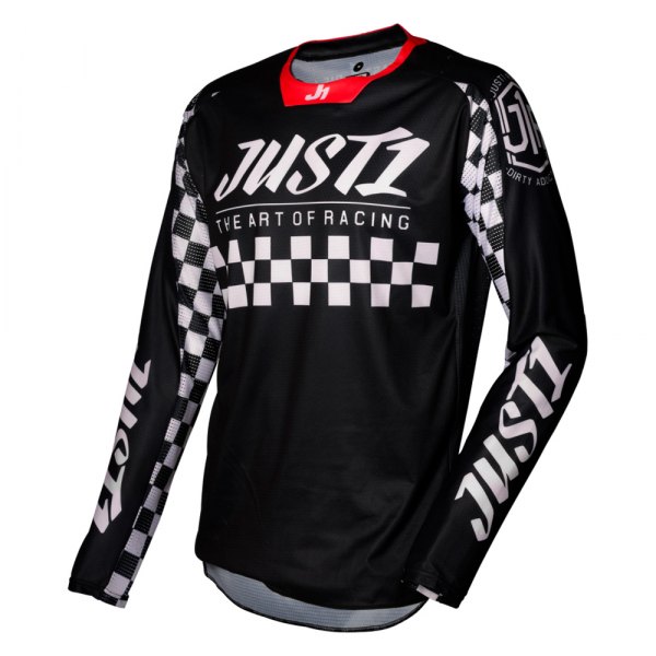 Just 1® - J-Force Racer Jersey (X-Small, Black/White)