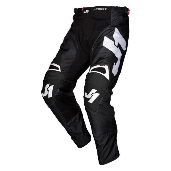 Just 1® - J-Force Racer Pants (4X-Large, Black/White)