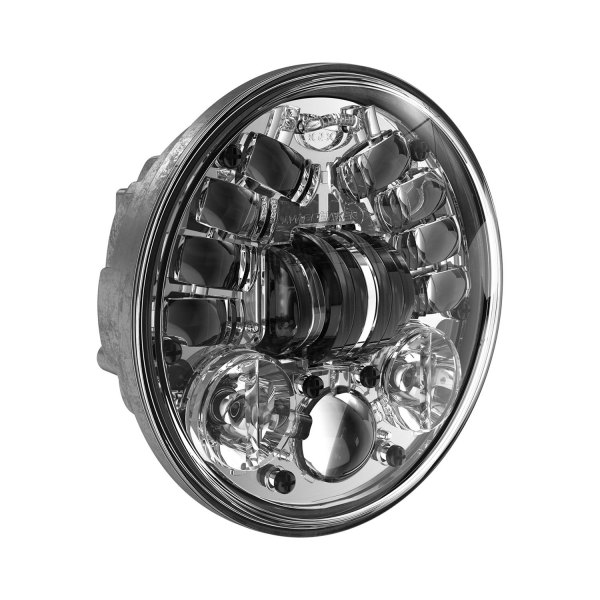 J.W. Speaker® - 5 3/4" Round Chrome Projector LED Headlight