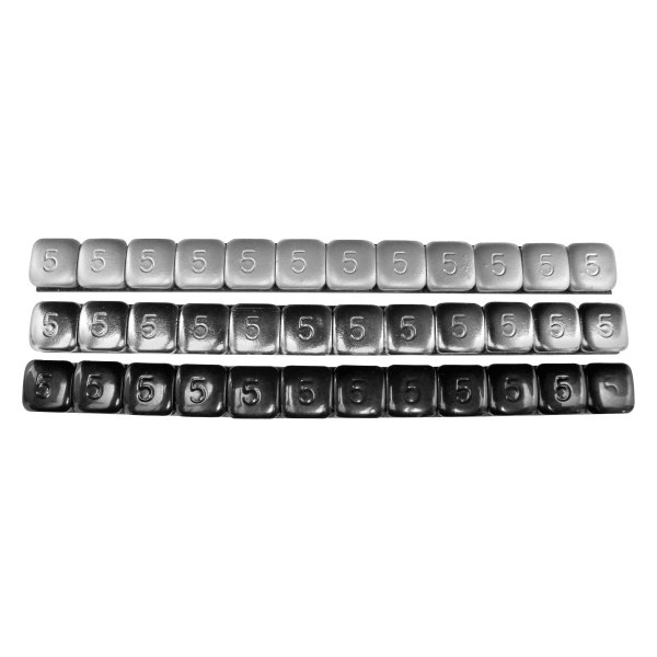 K&L Supply® - Silver Small Stick-On Improved Wheel Weights