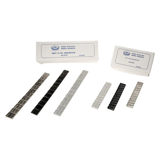 K&L Supply® - Chrome Stick-On Improved Wheel Weights