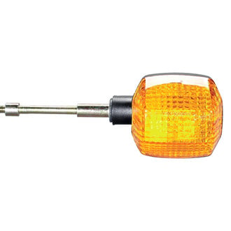 K&S Technologies® - DOT Black Plastic Front Turn Signal