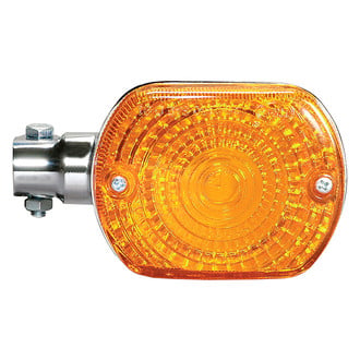 K&S Technologies® - DOT Black Plastic Front Turn Signal
