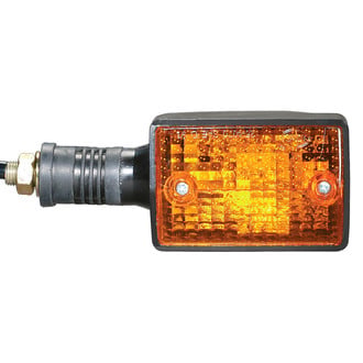 K&S Technologies® - DOT Black Plastic Front Turn Signal