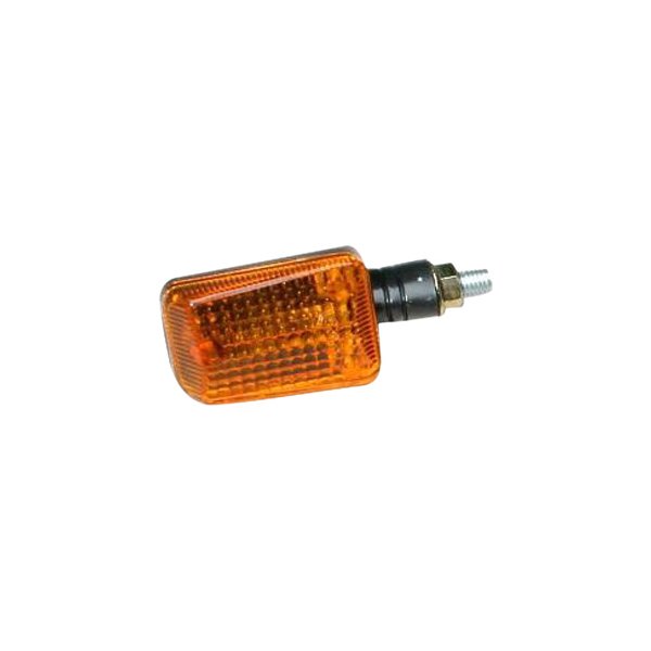 K&S Technologies® - Mini-Stalk Black Marker Lights with Amber Lenses