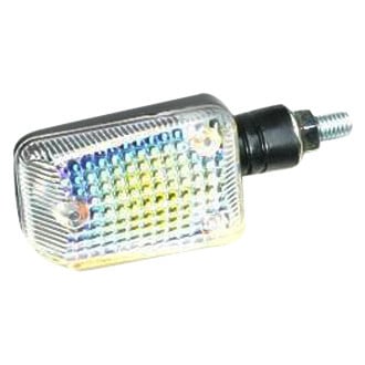 K&S Technologies® - Mini-Stalk Black Marker Lights with Rainbow Lenses