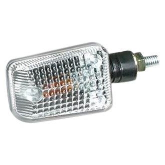 K&S Technologies® - Mini-Stalk Black Marker Lights with Clear Lenses