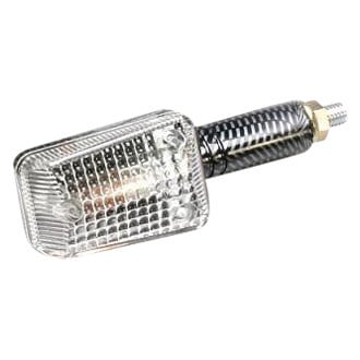 K&S Technologies® - Mini-Stalk Long Stem Carbon Marker Lights with Clear Lenses