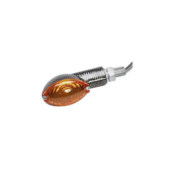 K&S Technologies® - Mini-Stalk Ultra Small Carbon Marker Lights with Amber Lenses