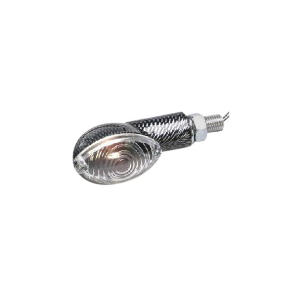 K&S Technologies® - Mini-Stalk Ultra Small Carbon Marker Lights with Clear Lenses