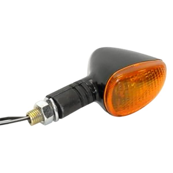 K&S Technologies® - Stalk Black Marker Lights with Amber Lenses