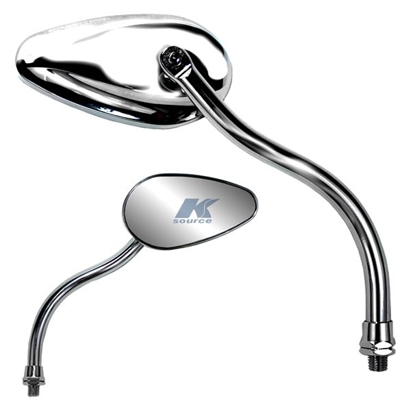 K Source® - Xtreme Foldaway Right Side Teardrop Chrome Mirror
