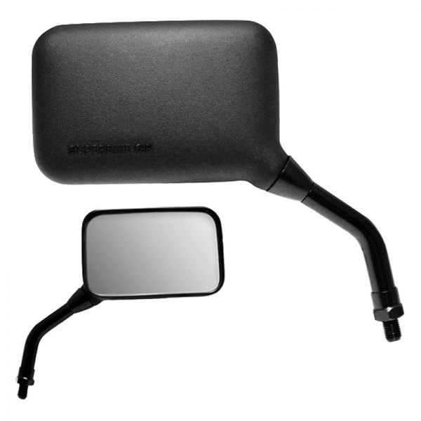 K Source® - AX Motorcycle Left Side Black Mirror without Automatic Dimming